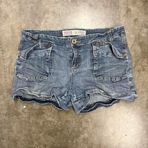 Mossimo Supply Co. Low Rise Y2K Denim Shorts Size 11